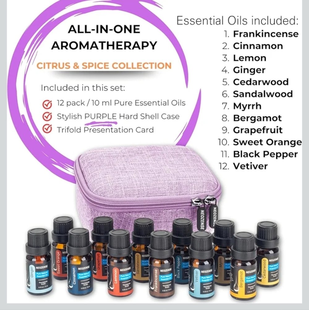 Pure Essential Oil Set (12 Pack/10 ml)